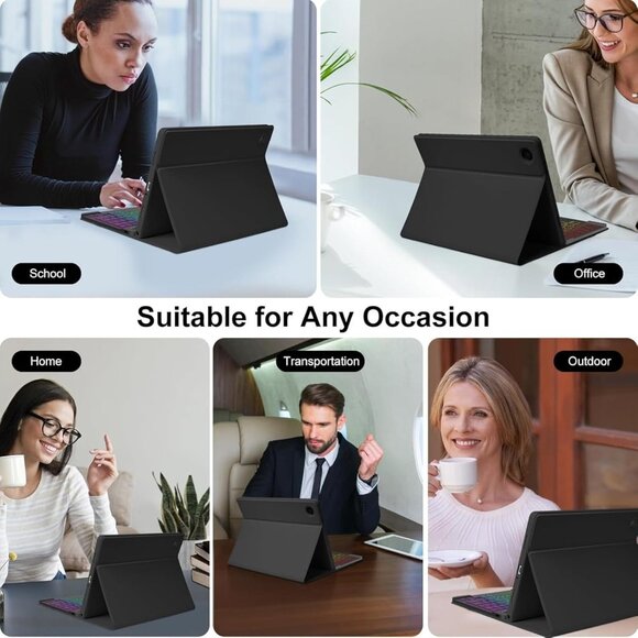 Keyboard Case for Lenovo Tab 10.1 2025 S10/K10C TB311FU 10.1inch Tablet, Wireles - Picture 6 of 7